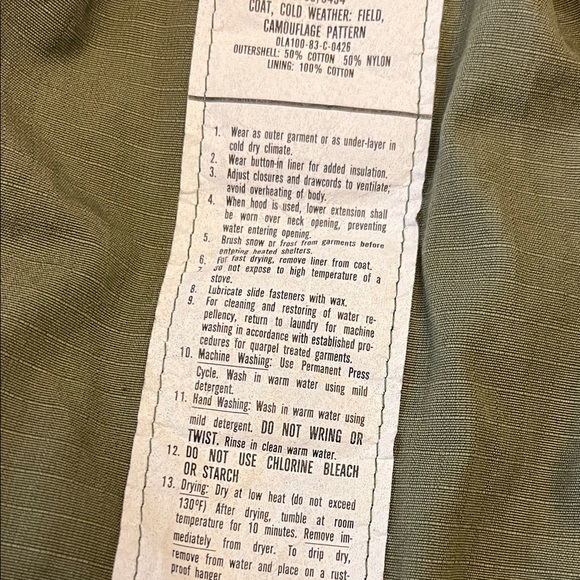 MILITARY Women's Camouflage Utility Jacket size Small - Picture 6 of 8